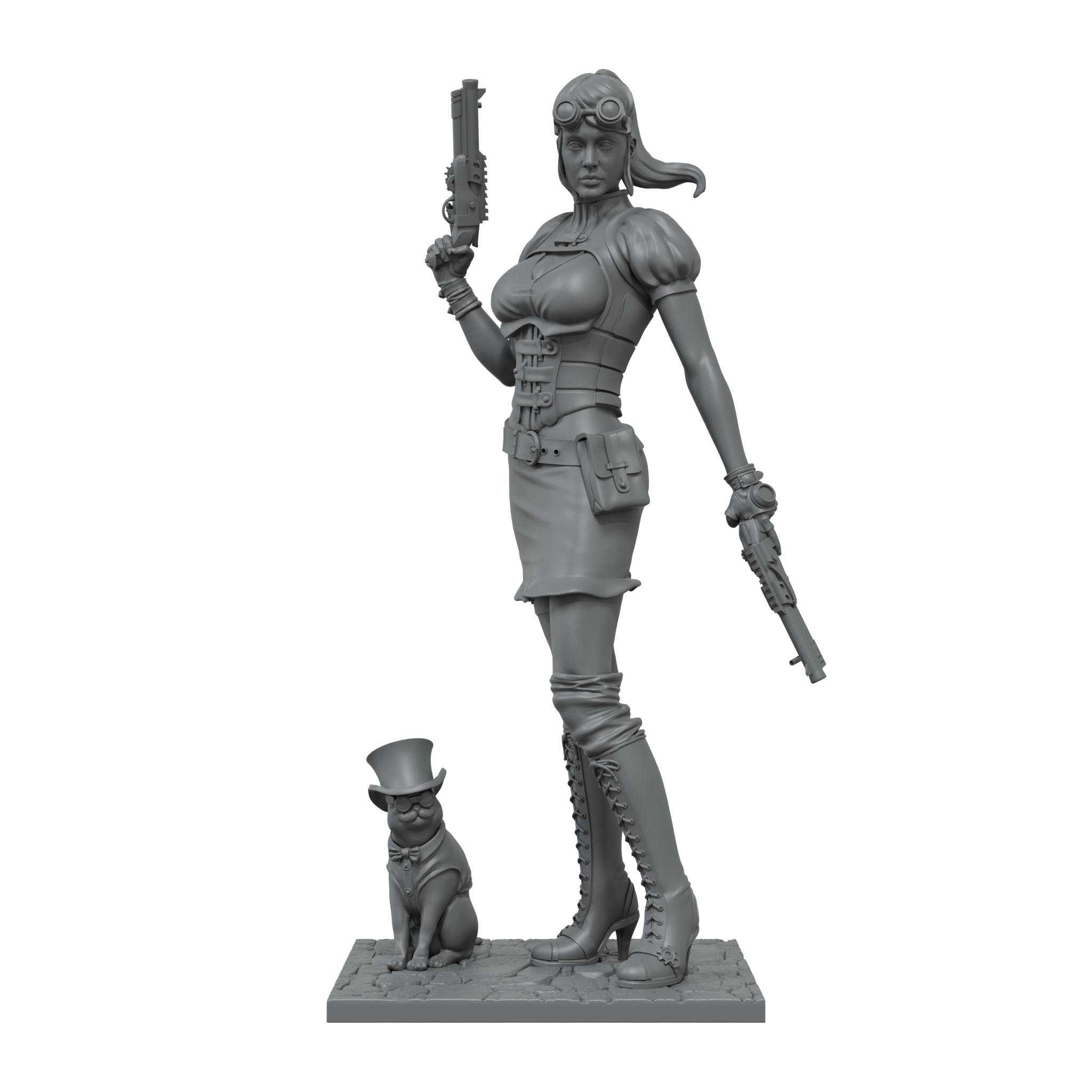 Scale75 Steam Wars Brigitte LaFayette figurka 75 mm resinová
