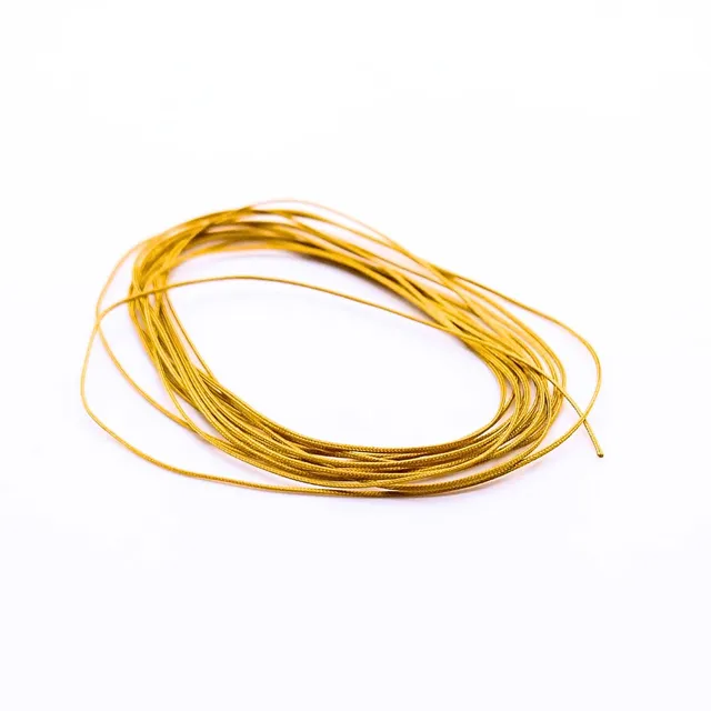 Yamamoto Braided Hose Line Gold 0,4 mm opletená hadička zlatá 2 m