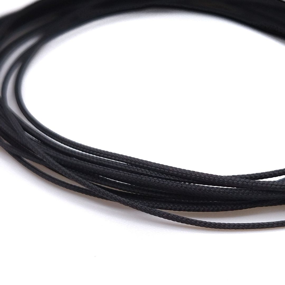 Yamamoto Braided Hose Black opletená hadička 1,0 mm 2 m