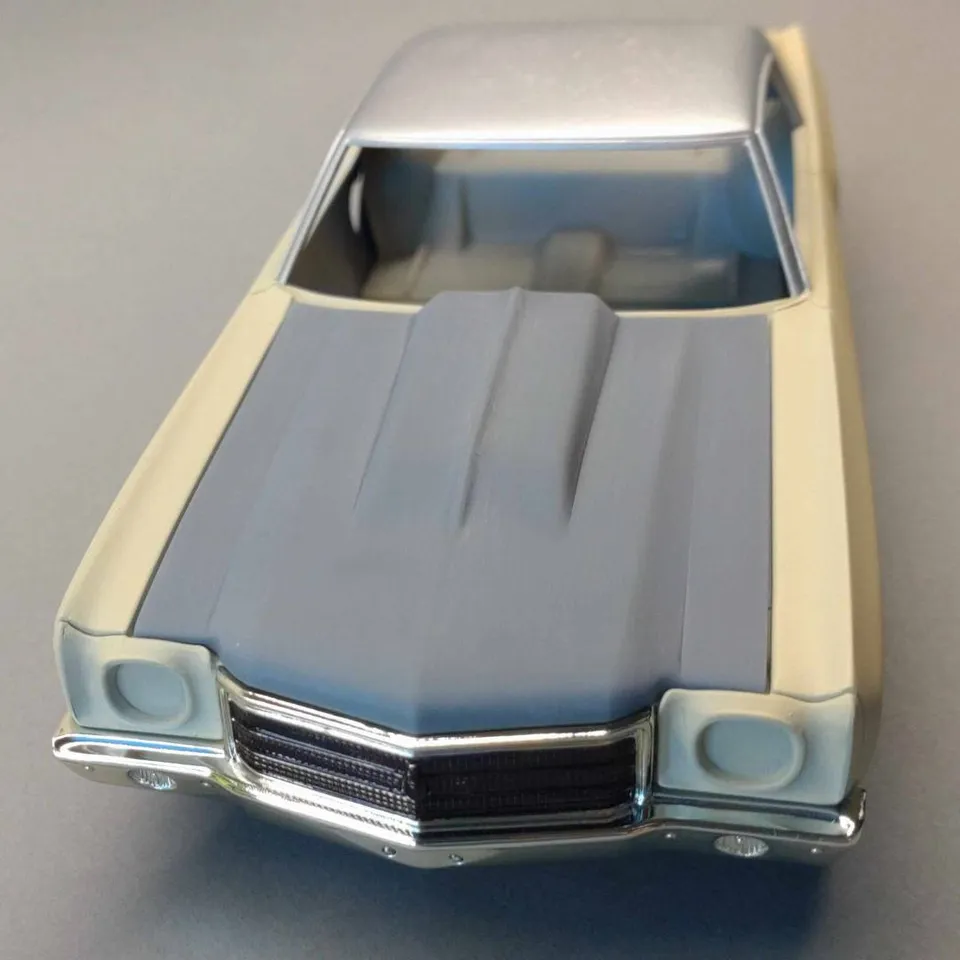 Yamamoto Custom Hood Chevy Monte Carlo Tokyo Drift kapota 3D tisk