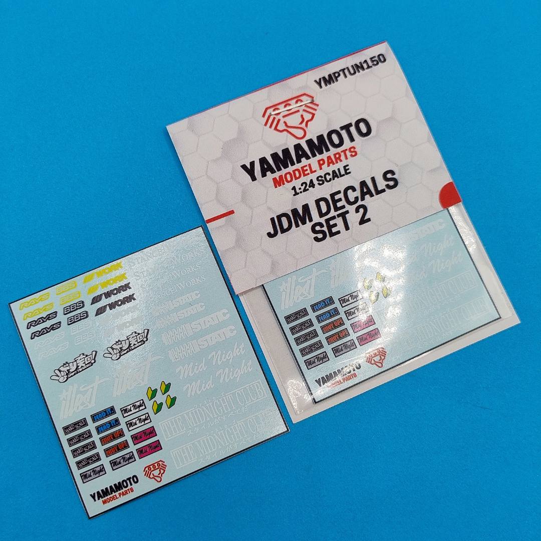 Yamamoto Model Parts JDM Decals Set 2 obtisky vodolepky