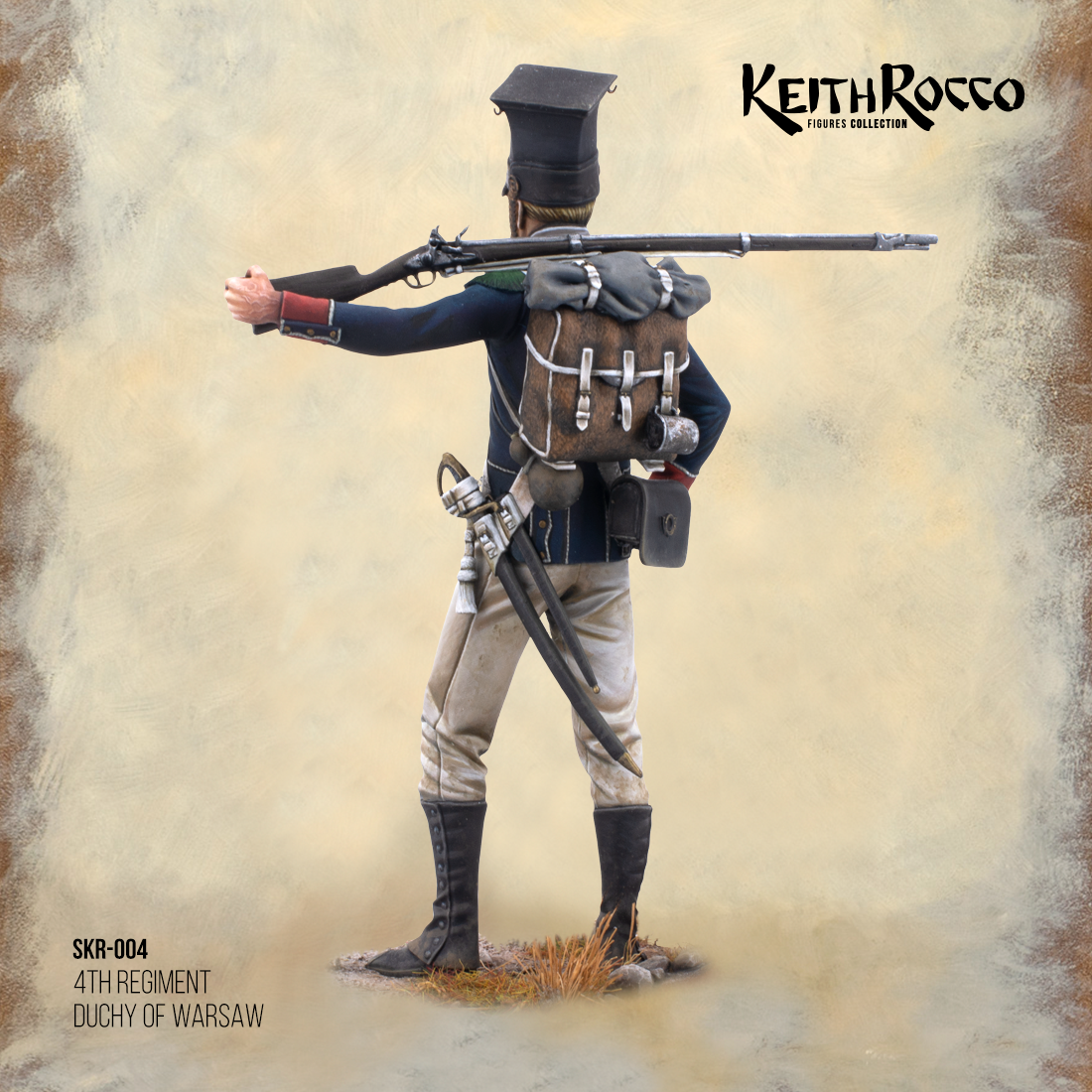Scale75 4th Regiment Duchy of Warsaw figurka 75mm nenabarvená resin