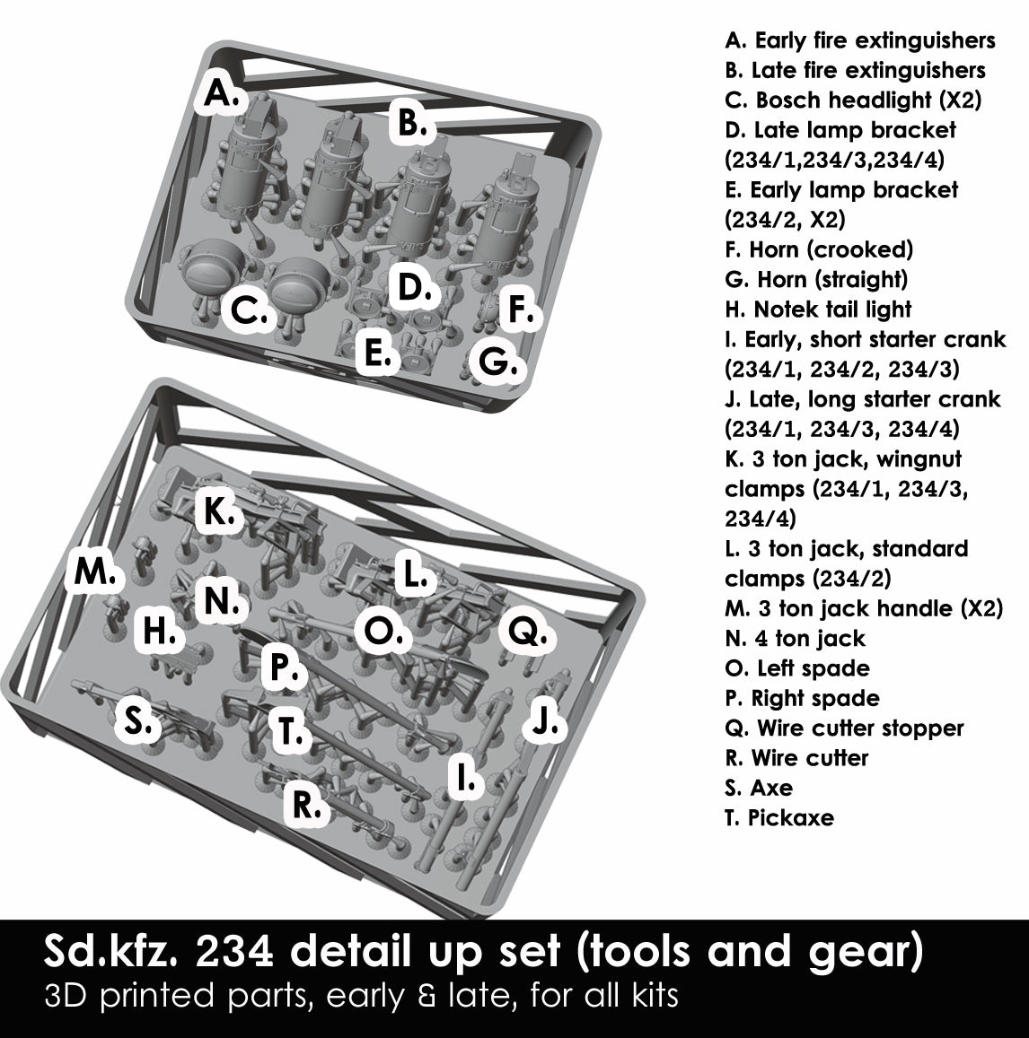 Rado Miniatures RDM35S52 detailní set Sd.Kfz.234 Puma 1/35