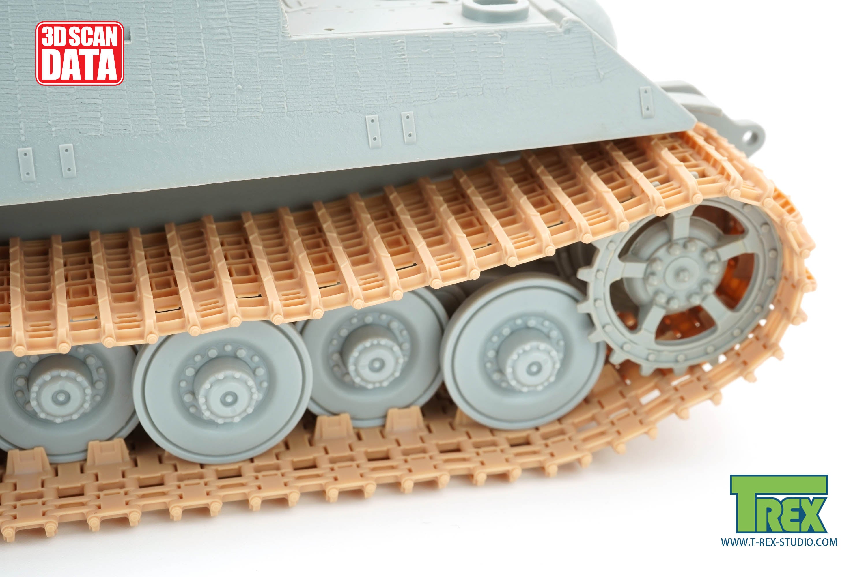T-Rex Studio TR85052 pásy 1/35 Jagdtiger Porsche 3D tisk