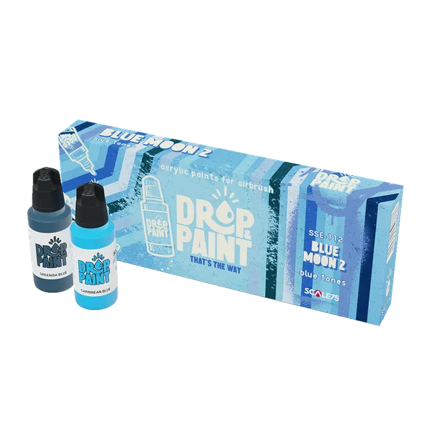 Scale75 Blue Moon 2 sada barev Drop Paint airbrush