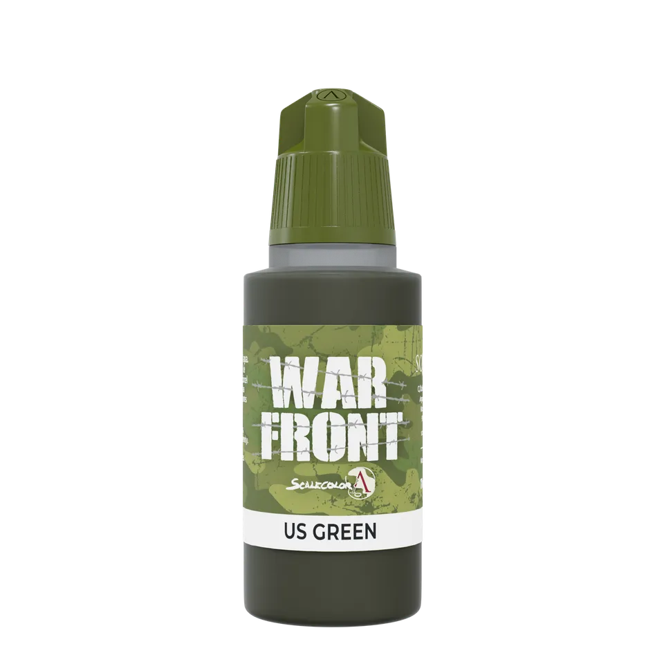 Scale75 Warfront US Green barva 17ml zelená matná