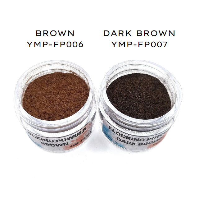 Yamamoto Flock Dark Brown posyp tmavě hnědý viskózový
