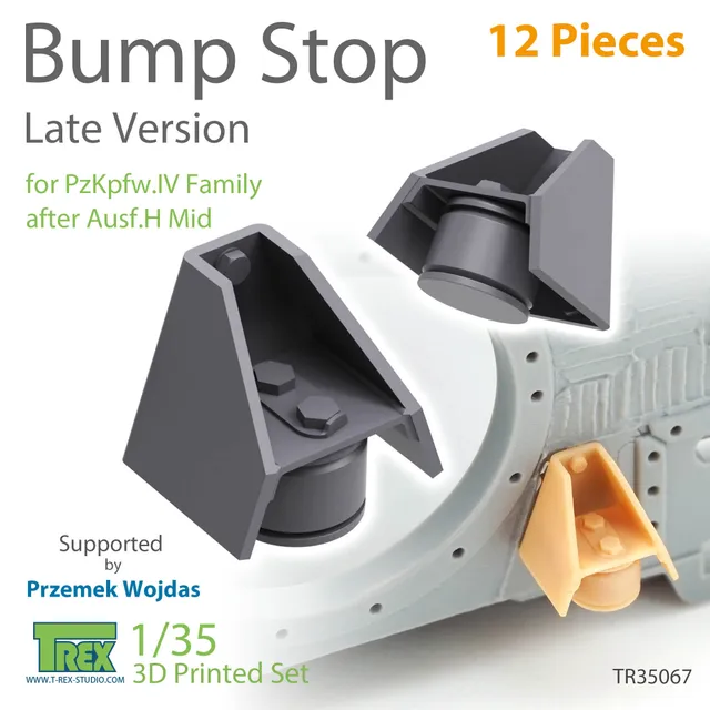 T-Rex Studio TR35067 Bump Stop dorazy 1/35 pozdní Pz IV