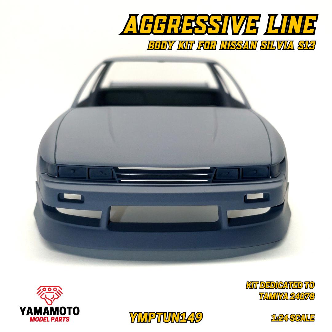 Yamamoto Aggressive Line Silvia S13 transkit 1/24 Tamiya