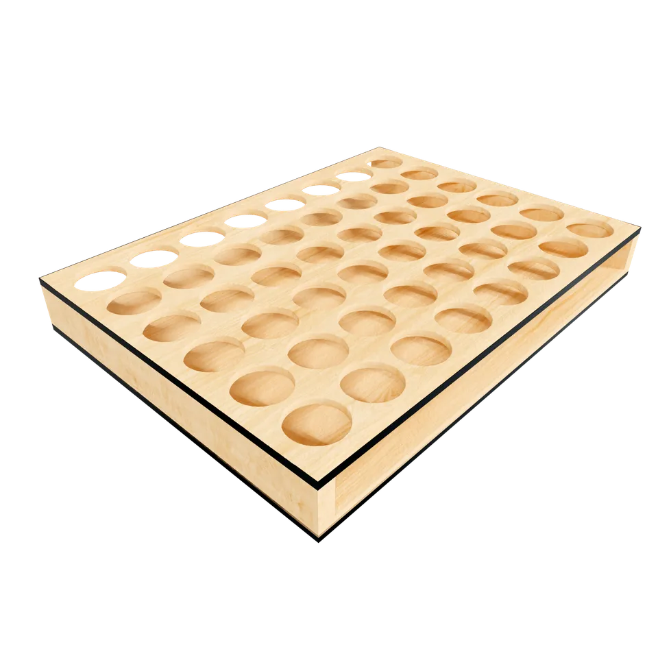 Scale75 Small Tray dřevěný stojánek na 48 barev