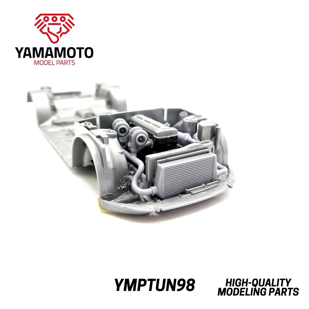 Yamamoto 2JZ Twin Turbo Kit pro Tamiya 24123 motorový kit 3D tisk