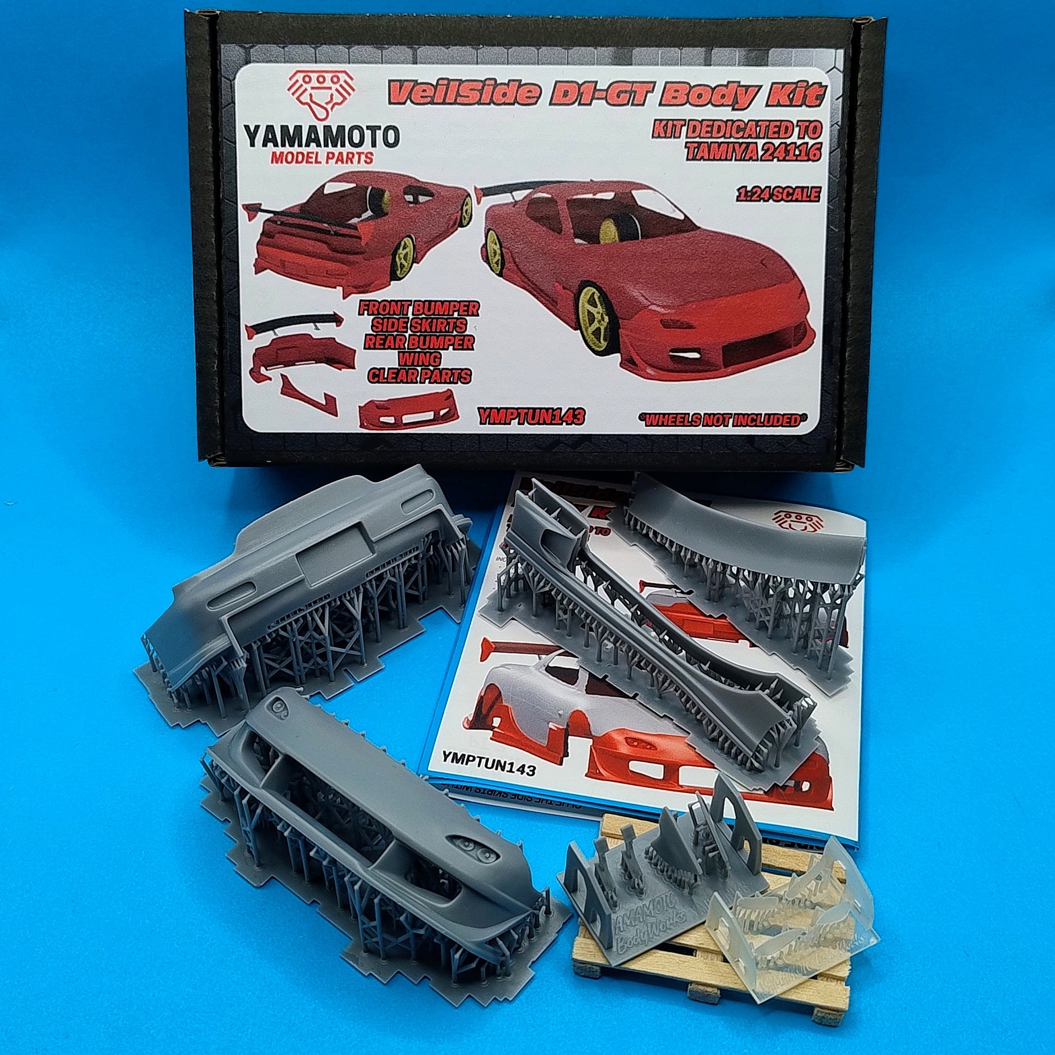 Yamamoto Veilside D1-GT Mazda RX-7 transkit 1/24 Tamiya
