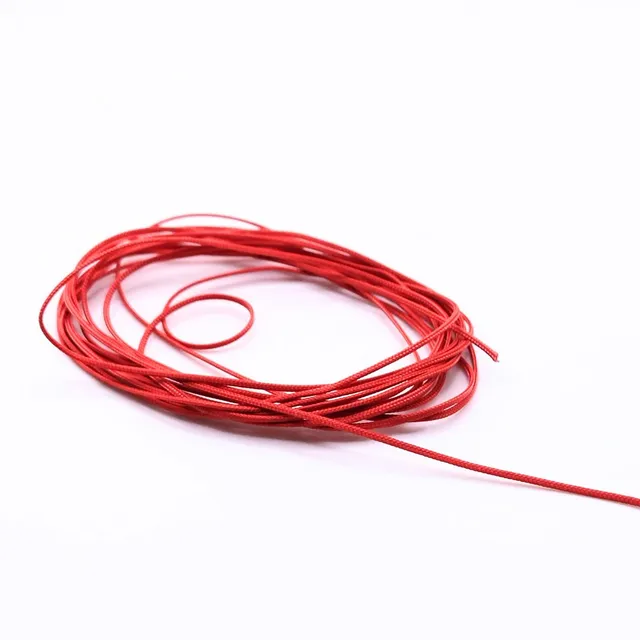 Yamamoto Model Parts Braided Hose hadice červená 0,8 mm 2 m