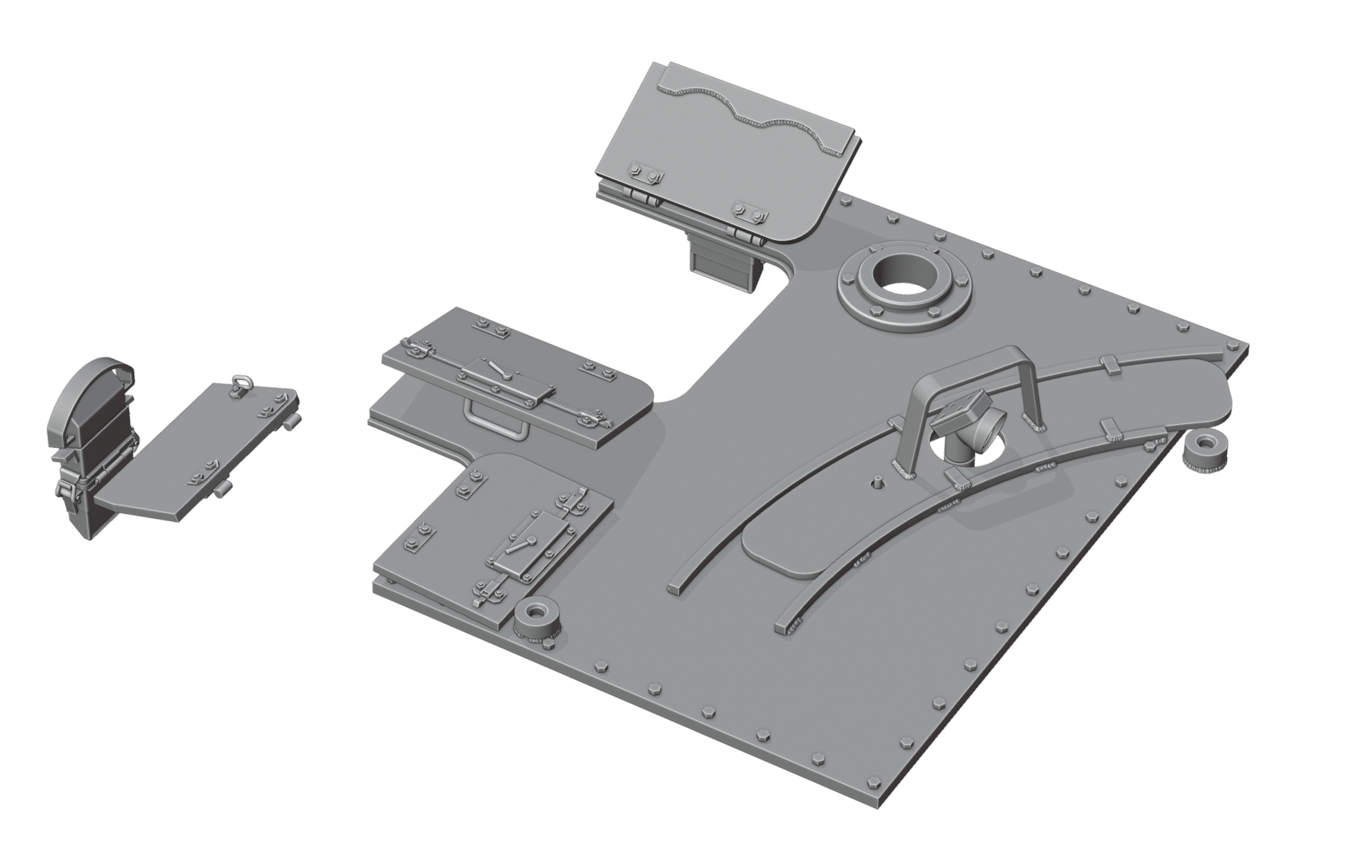 Rado Miniatures 35S108 střecha Hetzer 1/35 Takom