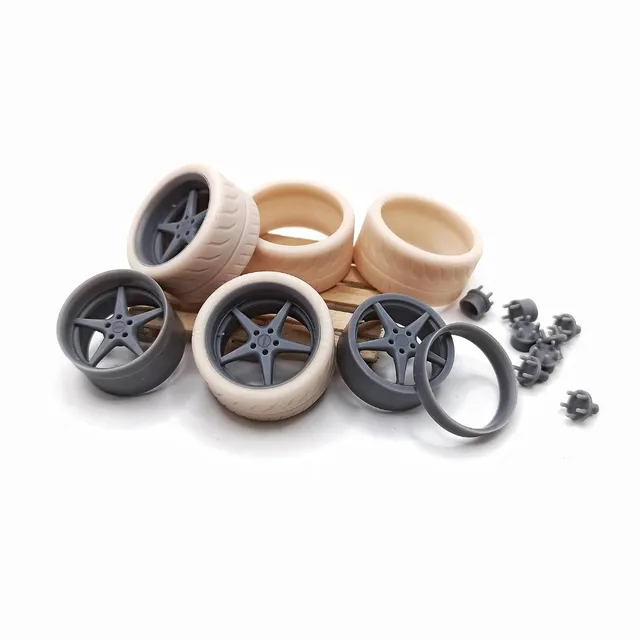 Yamamoto Model Parts Ocean MK18 18 kola s pneu resin