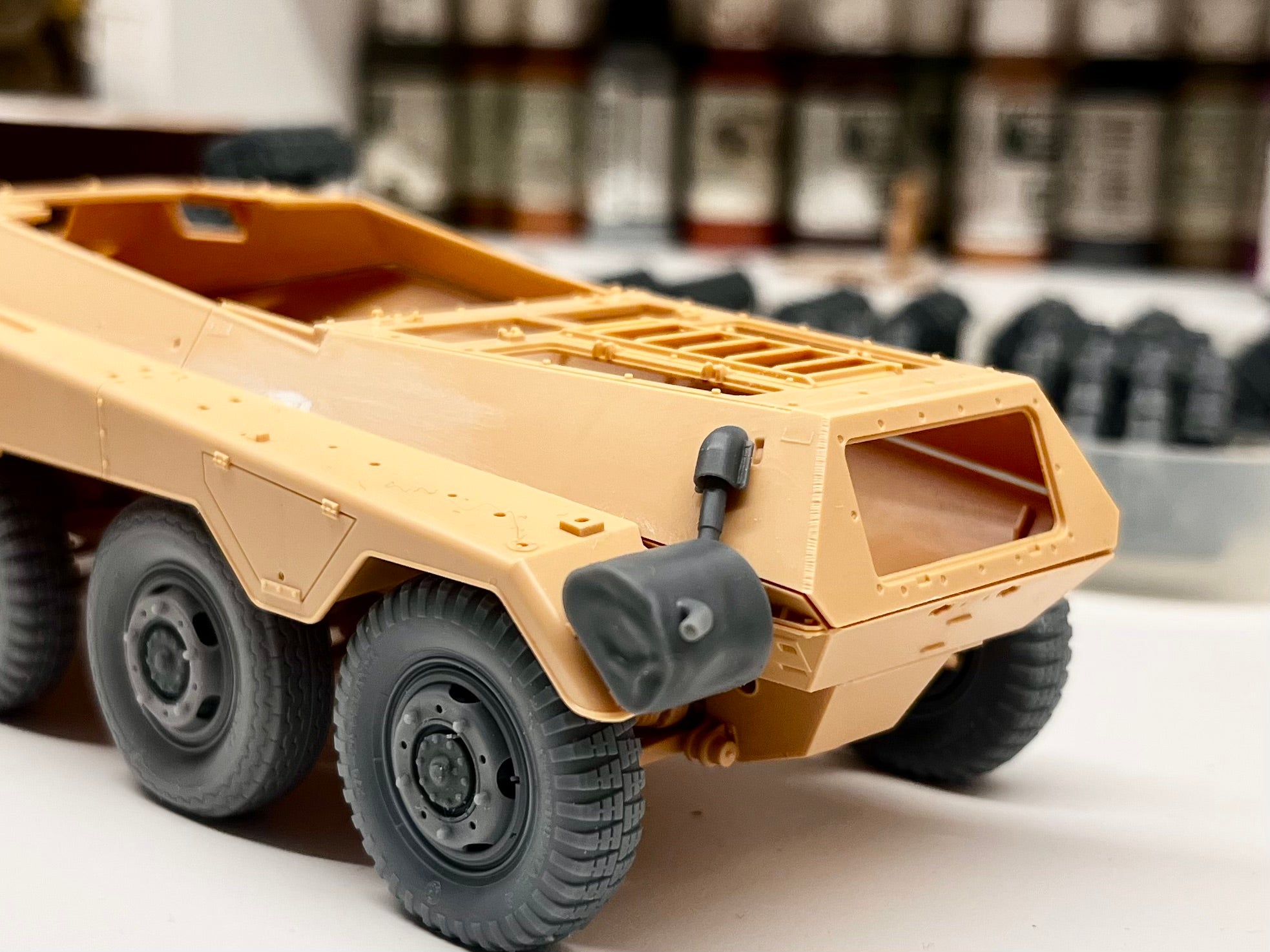 Rado Miniatures RDM35S49 výfuky Sd.Kfz.234 1/35 3D tisk
