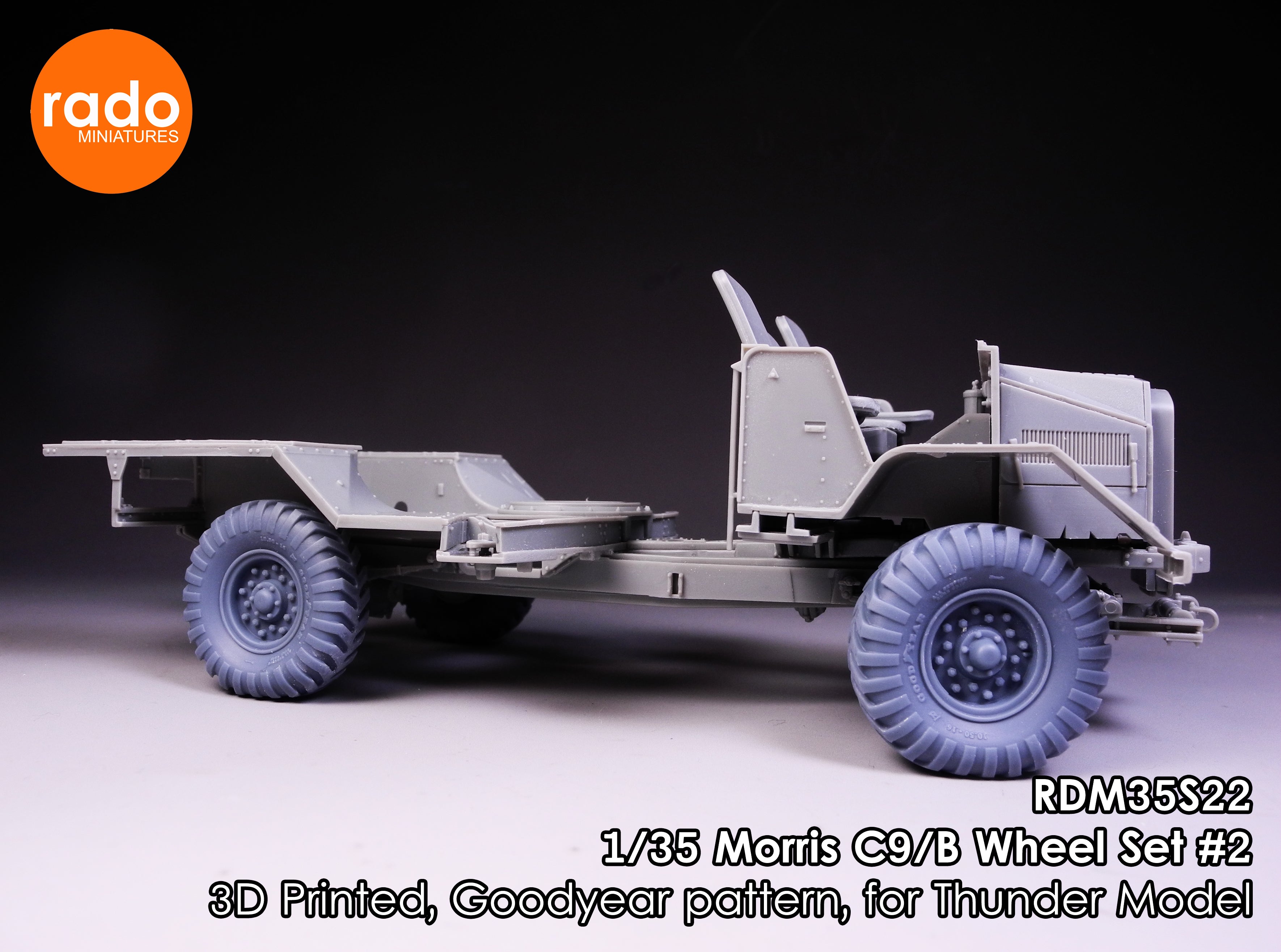 Rado Miniatures RDM35S21 kola 1/35 Morris C9/B