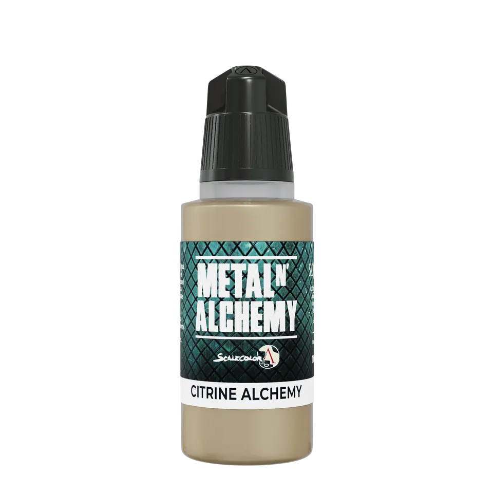 Scale75 Metal Alchemy Citrine barva 17ml metalická žlutá