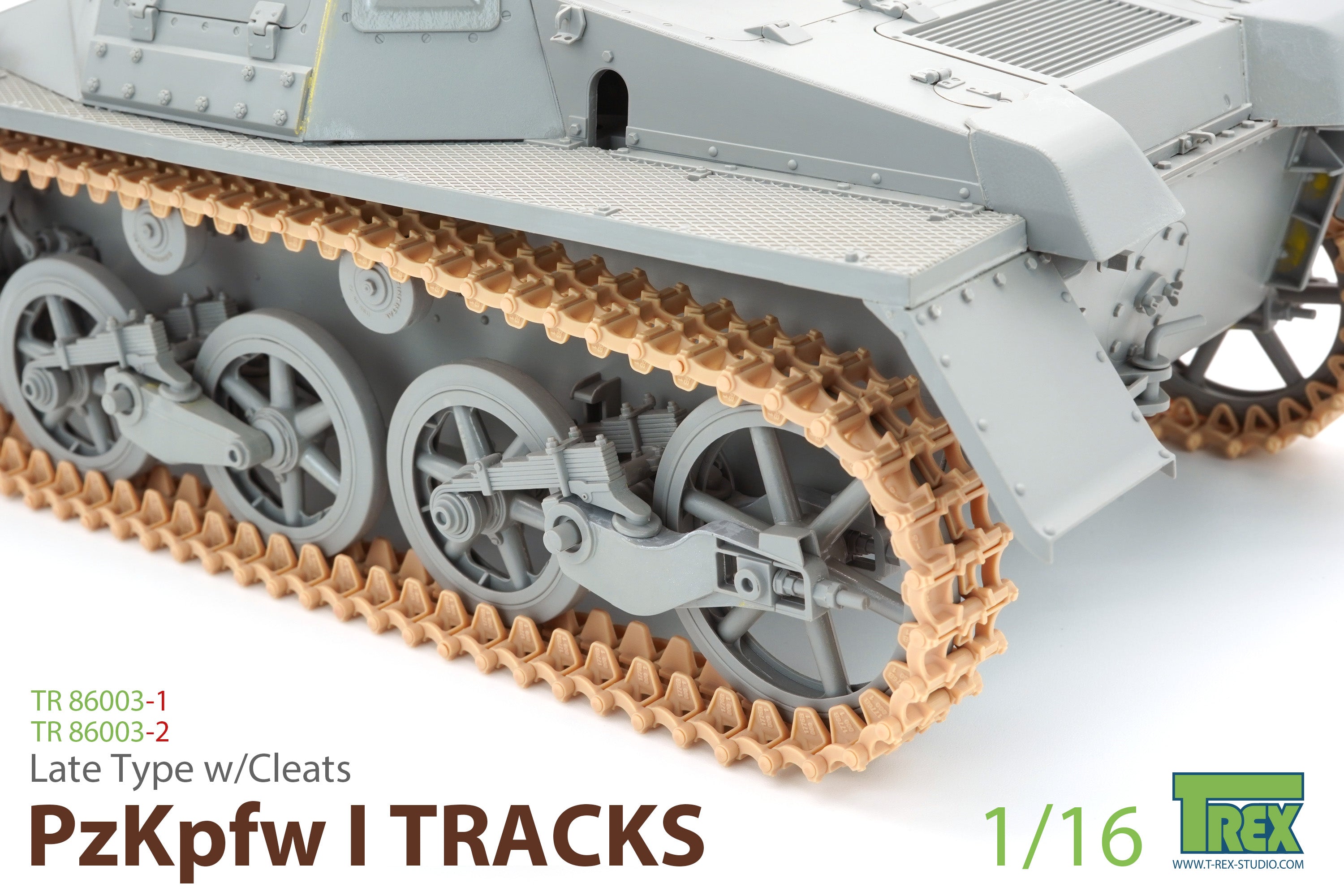 T-Rex Studio TR86003-2 PzKpfw I pásy 1/16 s výstupky