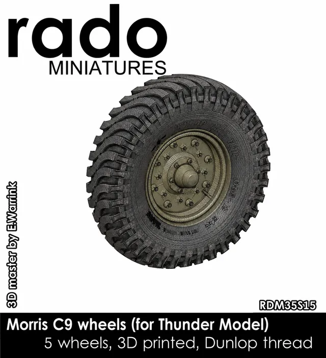 Rado Miniatures RDM35S15 kola Morris C9/B 1/35
