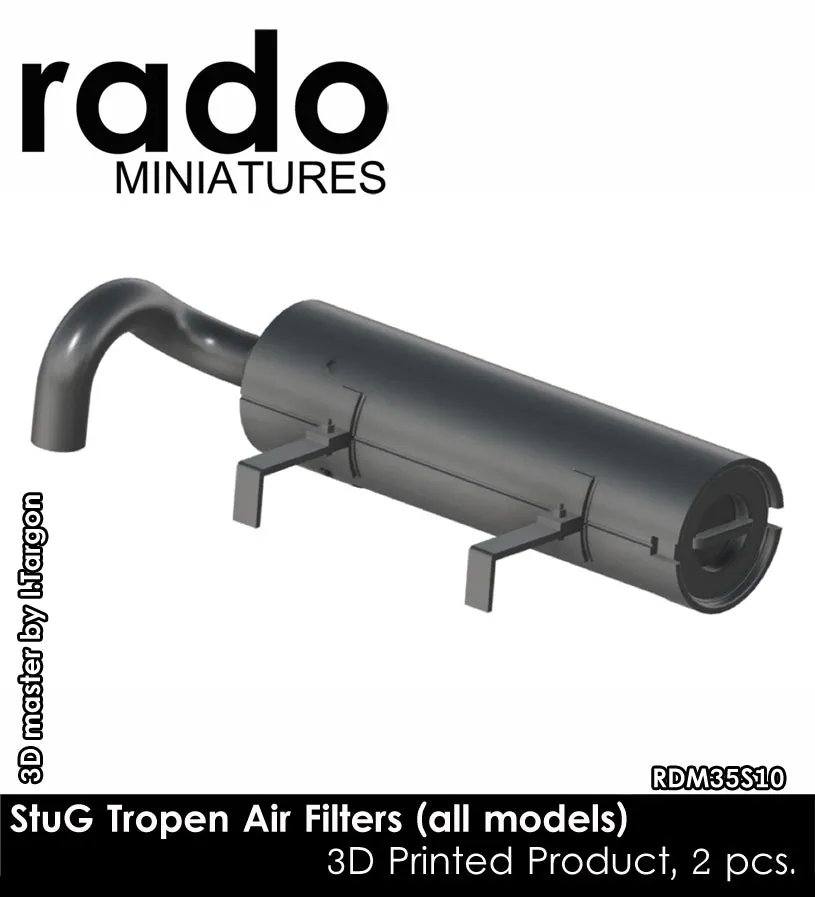 Rado Miniatures RDM35S10 StuG III filtry 1/35 Tropen