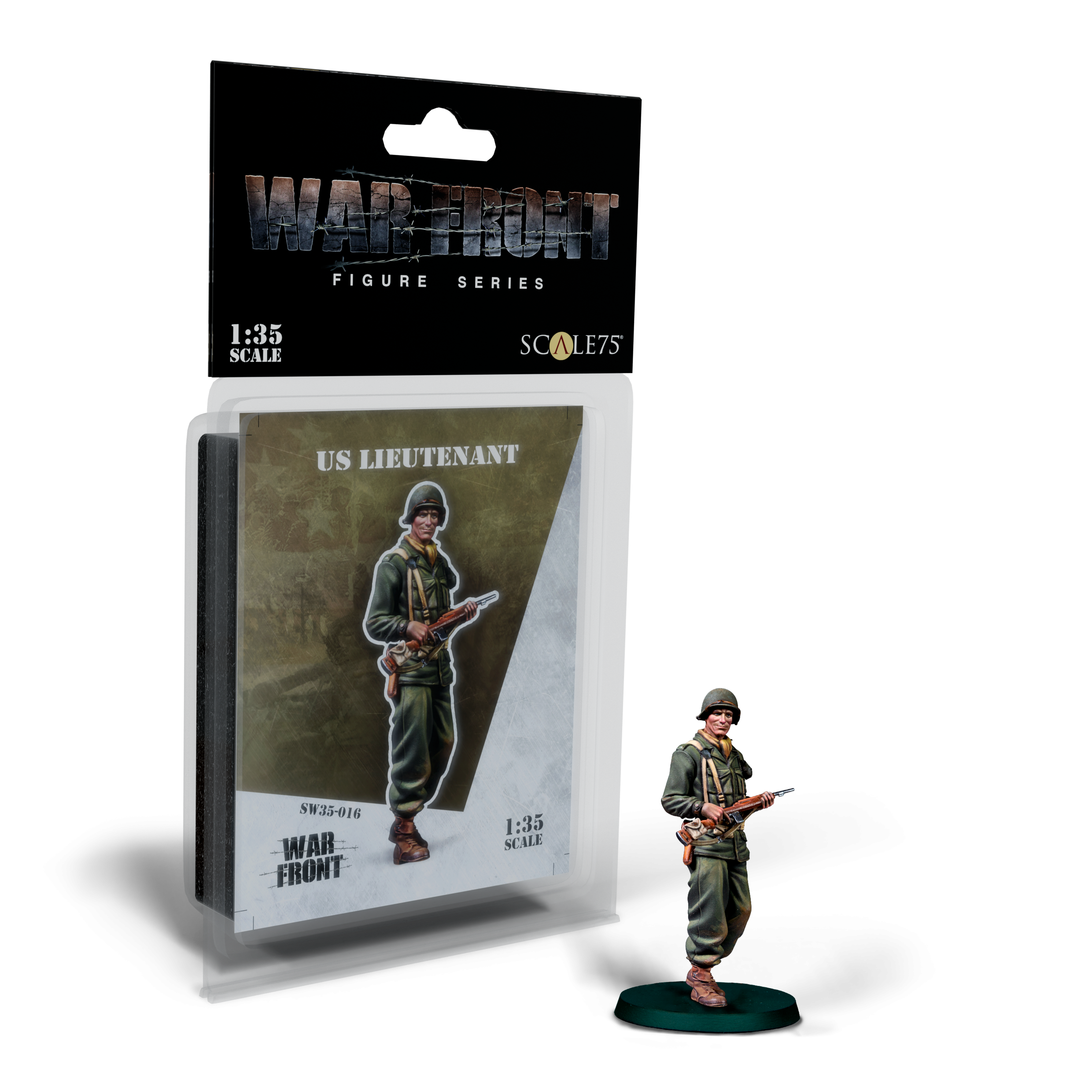 Scale75 Warfront US Lieutenant figurka 1/35 resin