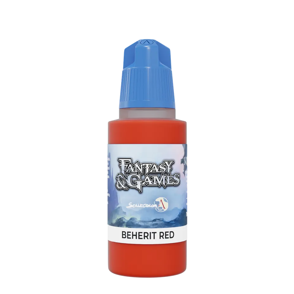 Scale75 Beherit Red akrylová barva 17ml saténová
