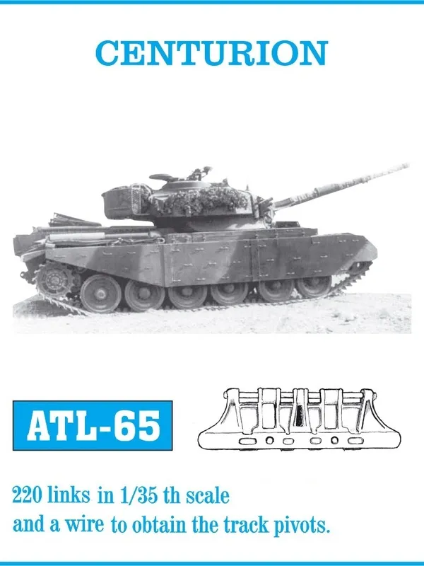 Friulmodel ATL-065 Centurion kovové pásy 1/35 220 článků