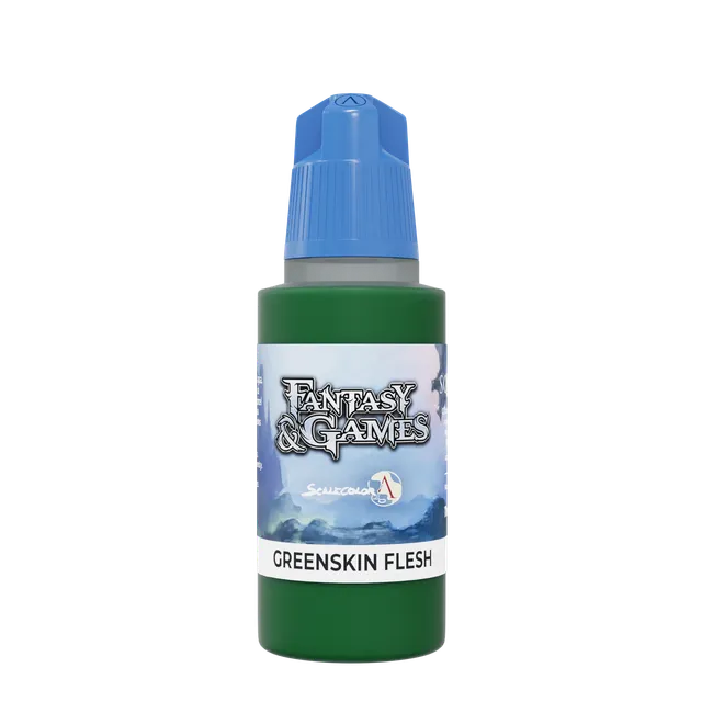 Scale75 Greenskin Flesh akrylová barva 17 ml na kůži