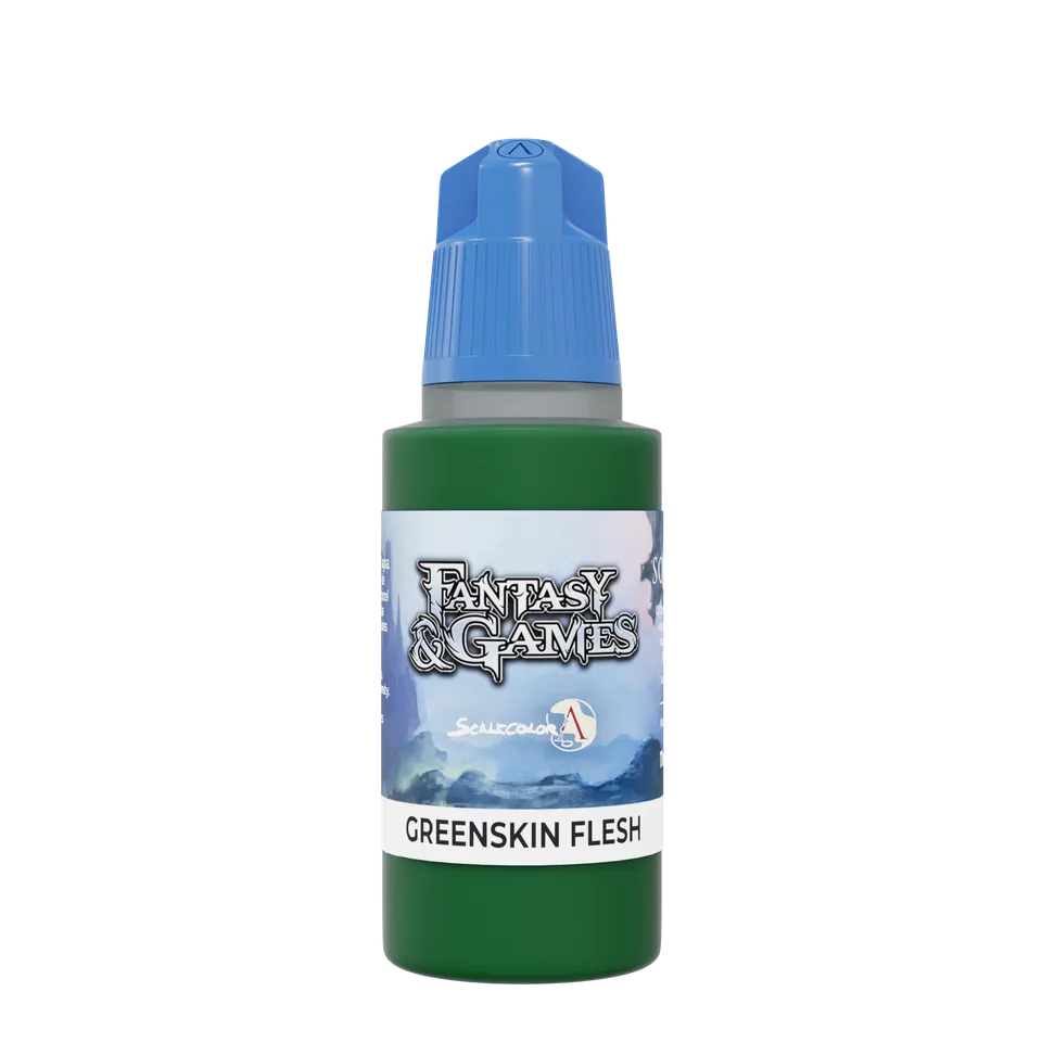 Scale75 Greenskin Flesh akrylová barva 17 ml na kůži