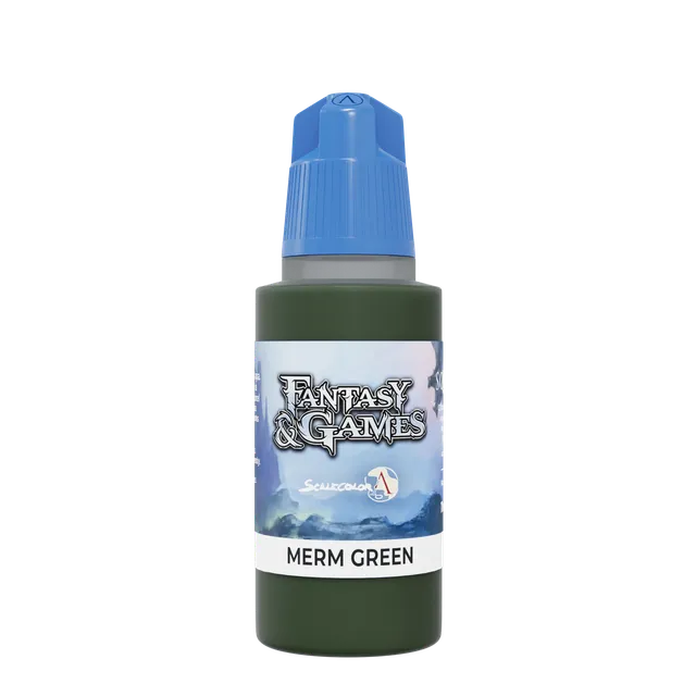 Scale75 Merm Green akrylová barva 17 ml saténová