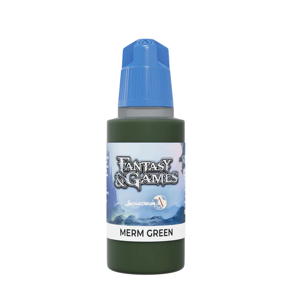 Scale75 Merm Green akrylová barva 17 ml saténová