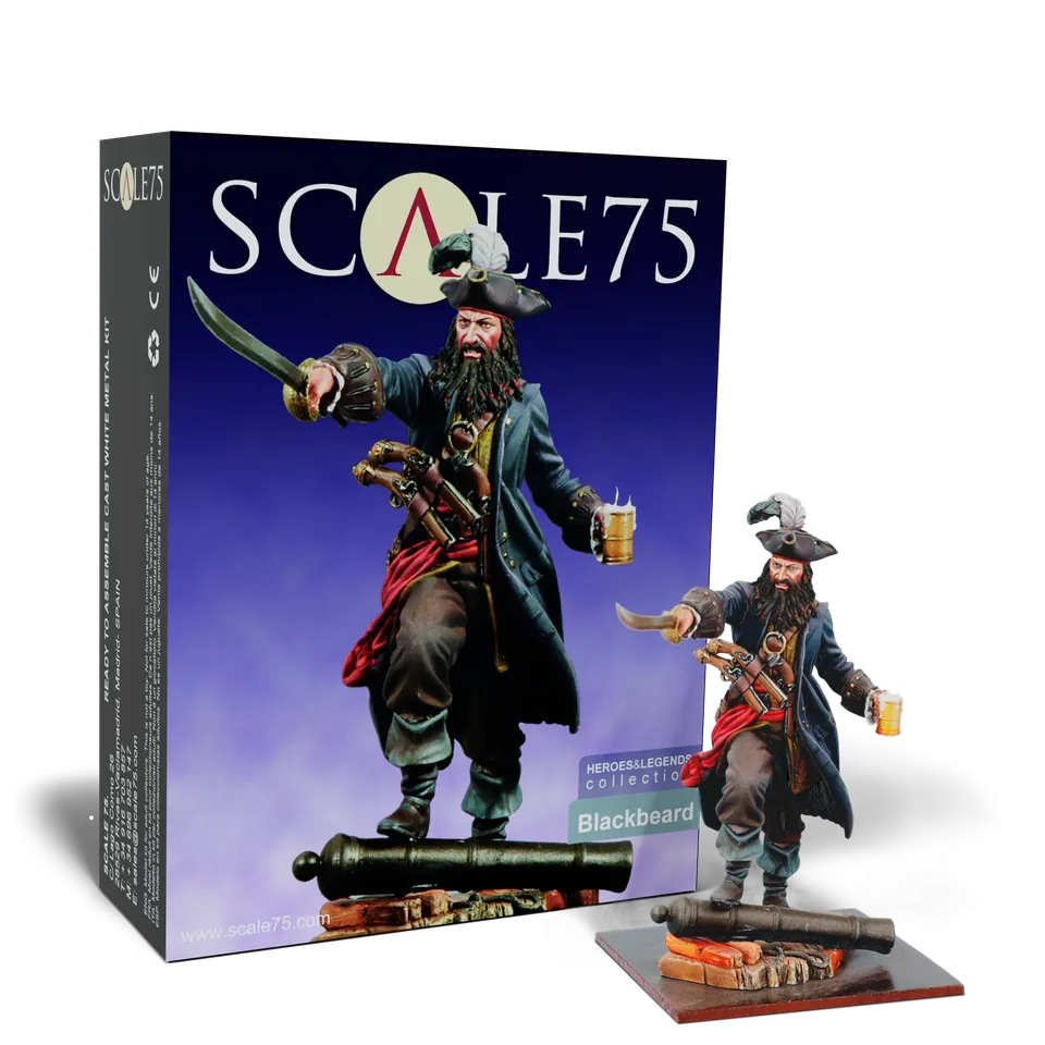 Scale75 Heroes Legends BlackBeard figurka 75 mm resin