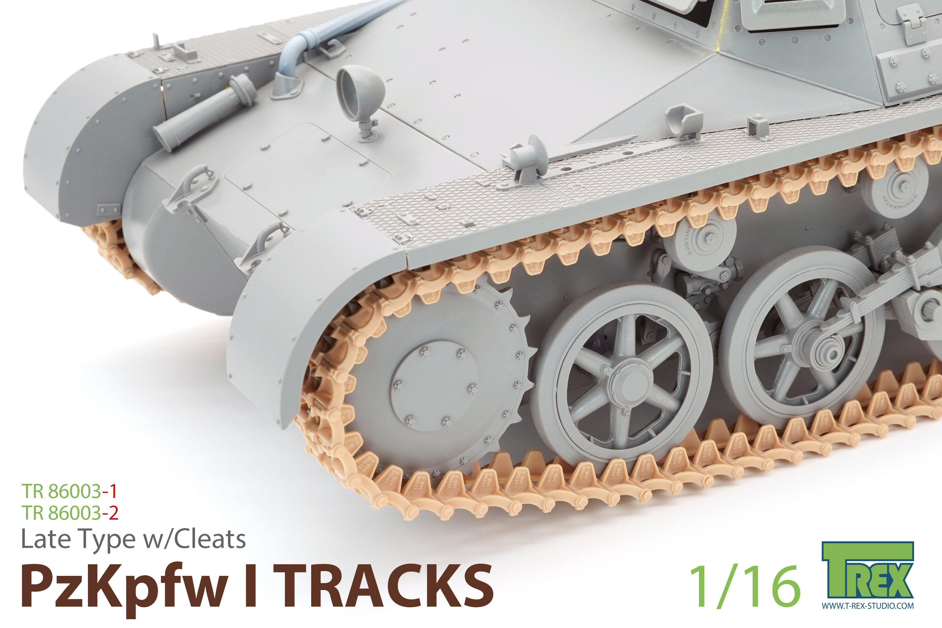 T-Rex Studio TR86003-1 pásy PzKpfw I Ausf.A 1/16