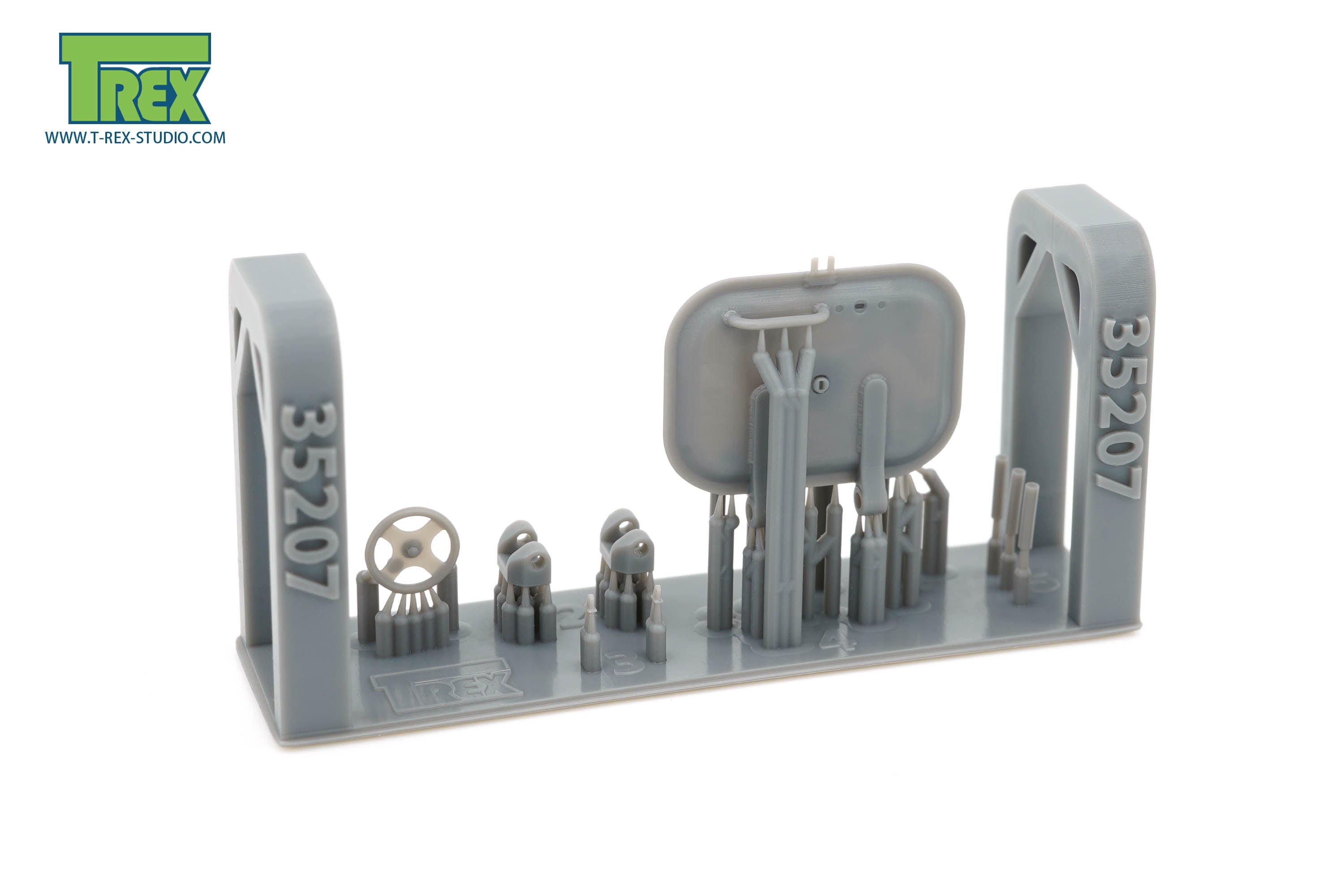 T-Rex Studio TR35207 poklop nabíječe King Tiger Porsche 1/35