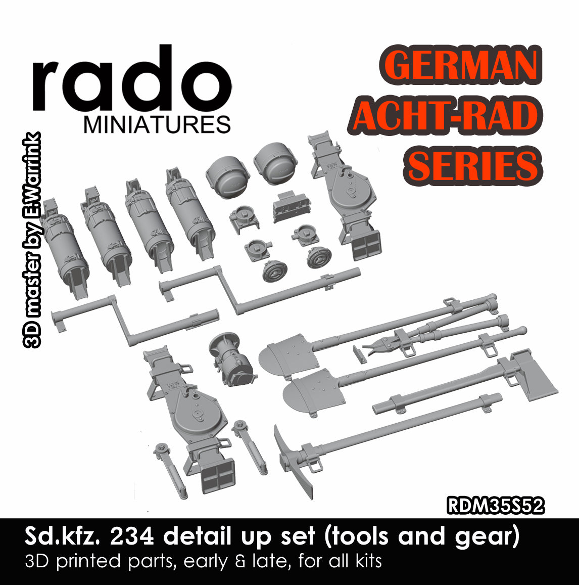 Rado Miniatures RDM35S52 detailní set Sd.Kfz.234 Puma 1/35