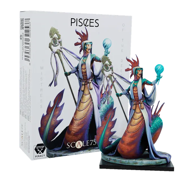 Scale75 Pisces figurka Zodiac resin nenabarvená