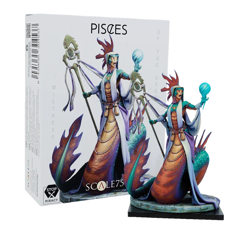Scale75 Pisces figurka Zodiac resin nenabarvená