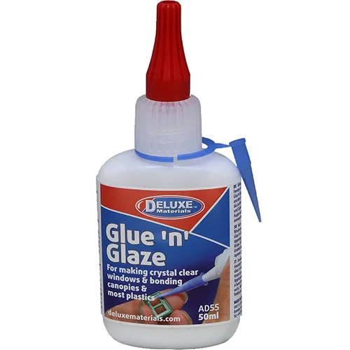 Deluxe Materials Glue n Glaze lepidlo na okna 50 ml čiré