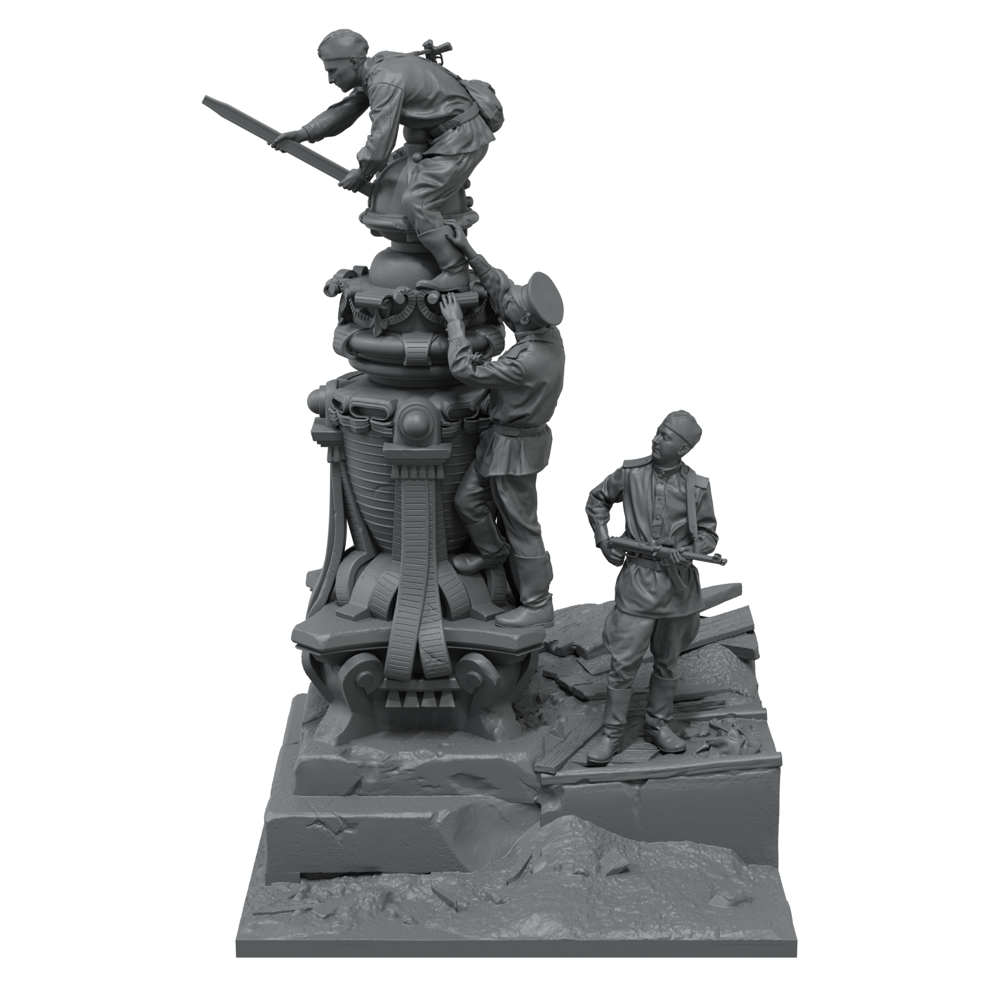 Scale75 Warfront The Flag Over Berlin figurka 1/35 resin nenabarvená