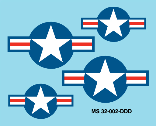 CAM Decals Milspec MS 32-002 obtisky 1/32 F-4 popisky