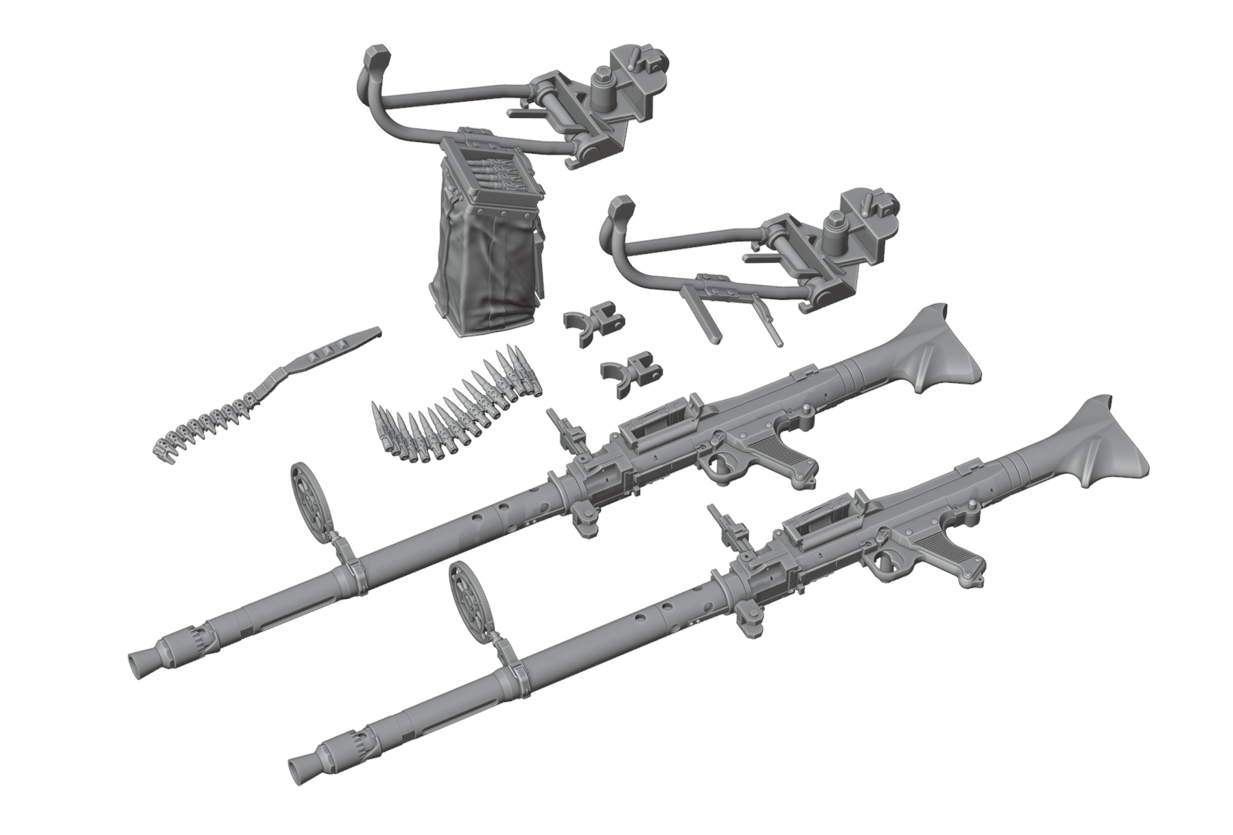 Rado Miniatures 35S95 Fliegerbeschuss MG 34 1/35