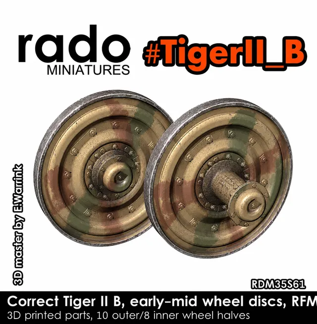 Rado Miniatures RDM35S61 King Tiger kola 1/35 RFM