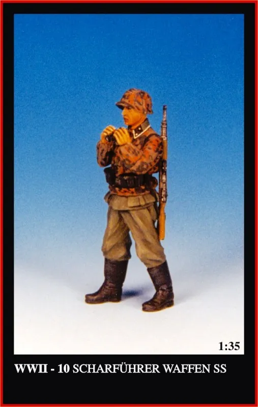 Friulmodel WWII-10 Scharführer Waffen SS figurka kov