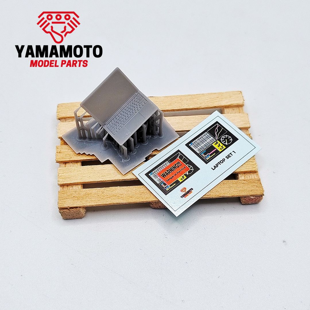 Yamamoto Model Parts Laptop Warning notebook resin