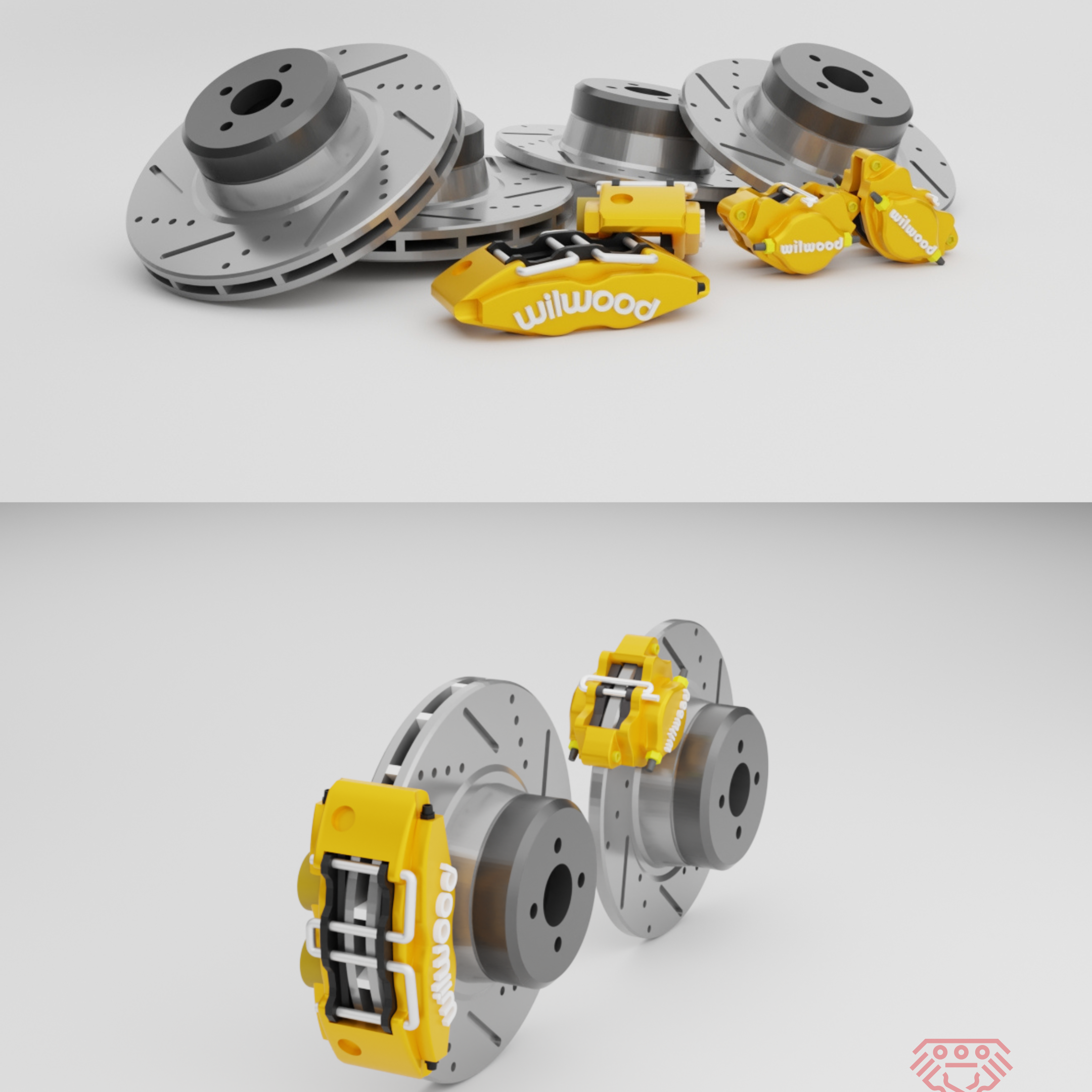 Yamamoto Nissan 240Z Brake Kit brzdy 1/24 bez obtisků