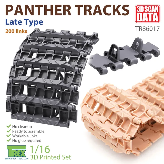 T-Rex Studio TR86017 pásy 1/16 Panther pozdní