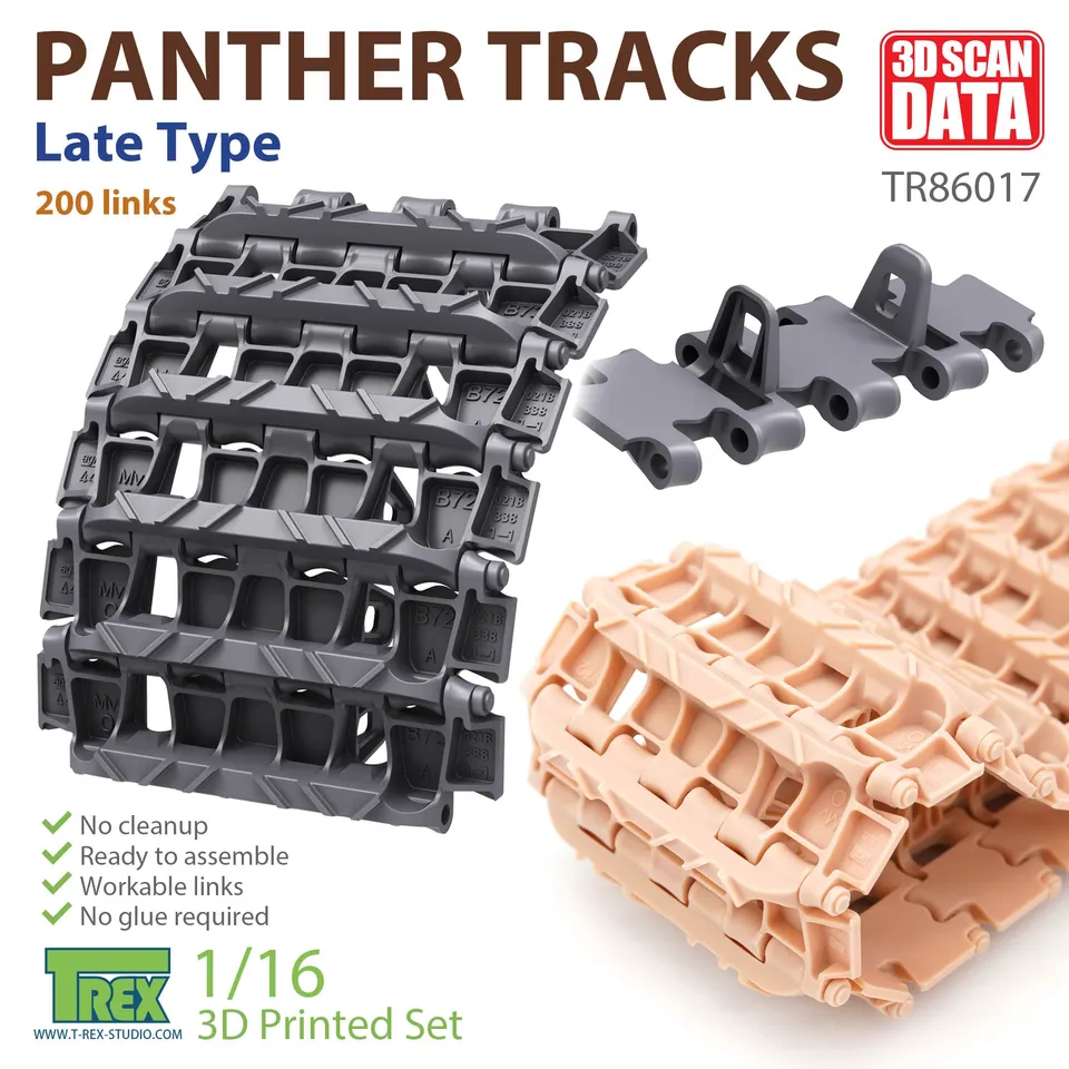 T-Rex Studio TR86017 pásy 1/16 Panther pozdní