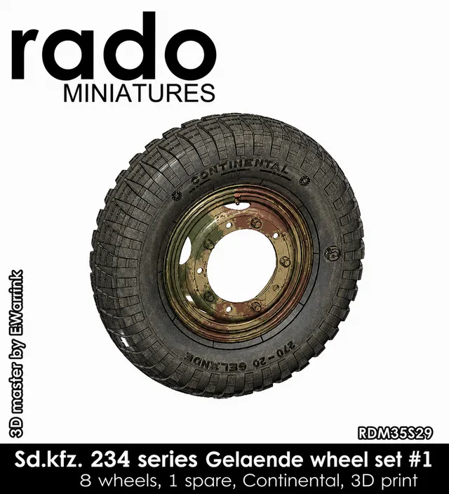 Rado Miniatures RDM35S29 kola Continental 1/35 Sd.Kfz.234