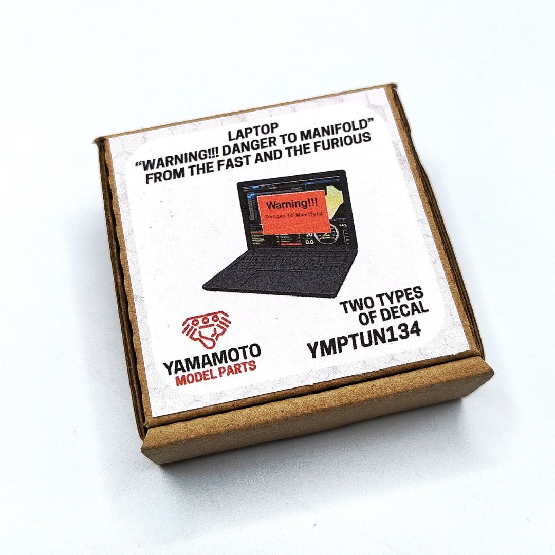 Yamamoto Model Parts Laptop Warning notebook resin